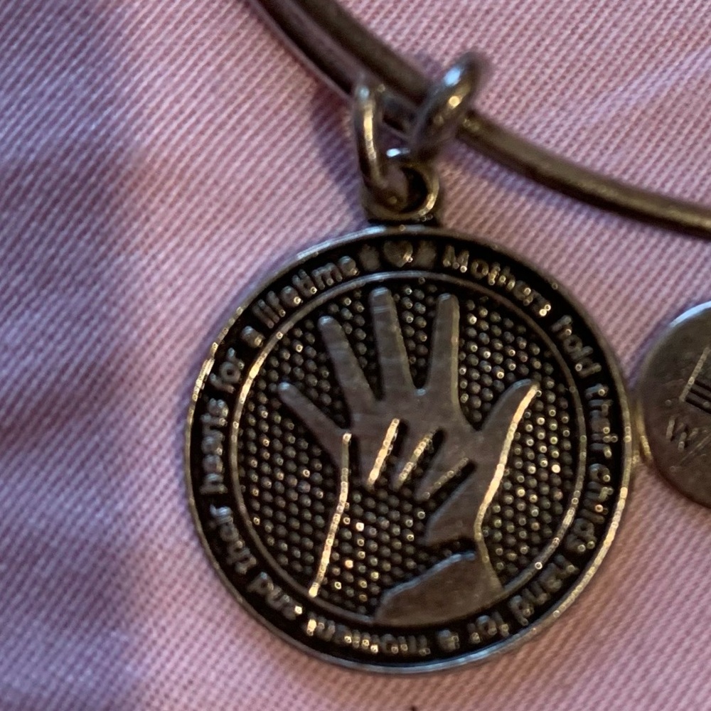 Alex and Ani Mother Hands Charm Bracelets Sliver